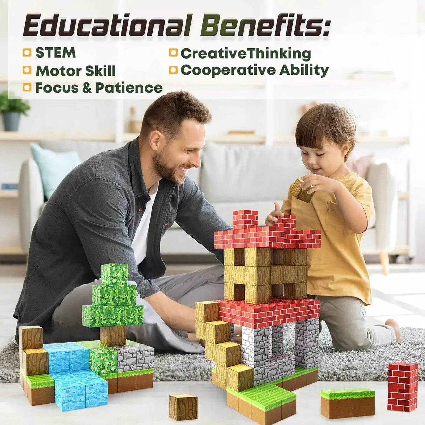 Colorful Magnetic Builder Set