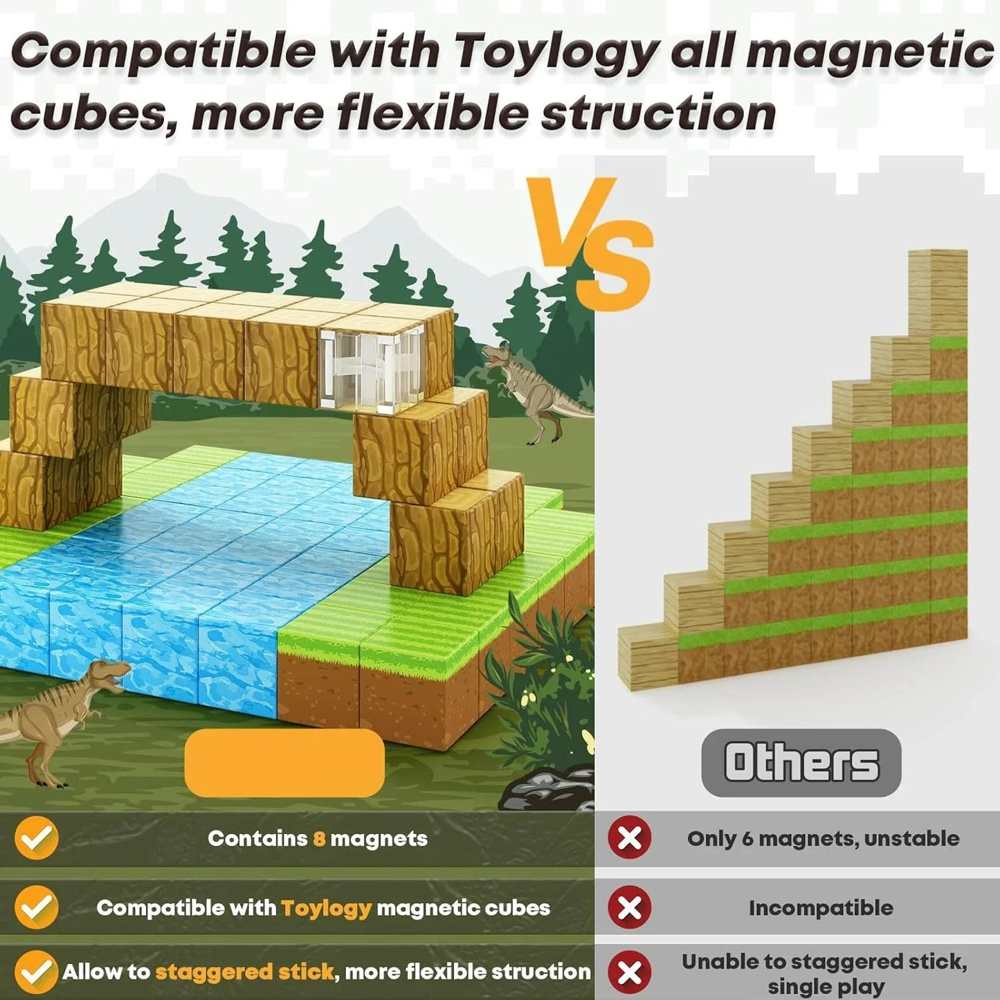 Colorful Magnetic Builder Set